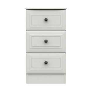 Portia 3 Drawer Bedside Table