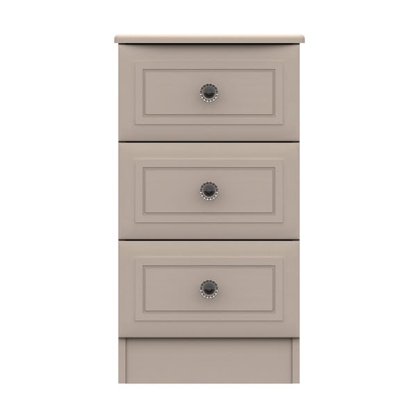 Portia 3 Drawer Bedside Table image 1 of 1