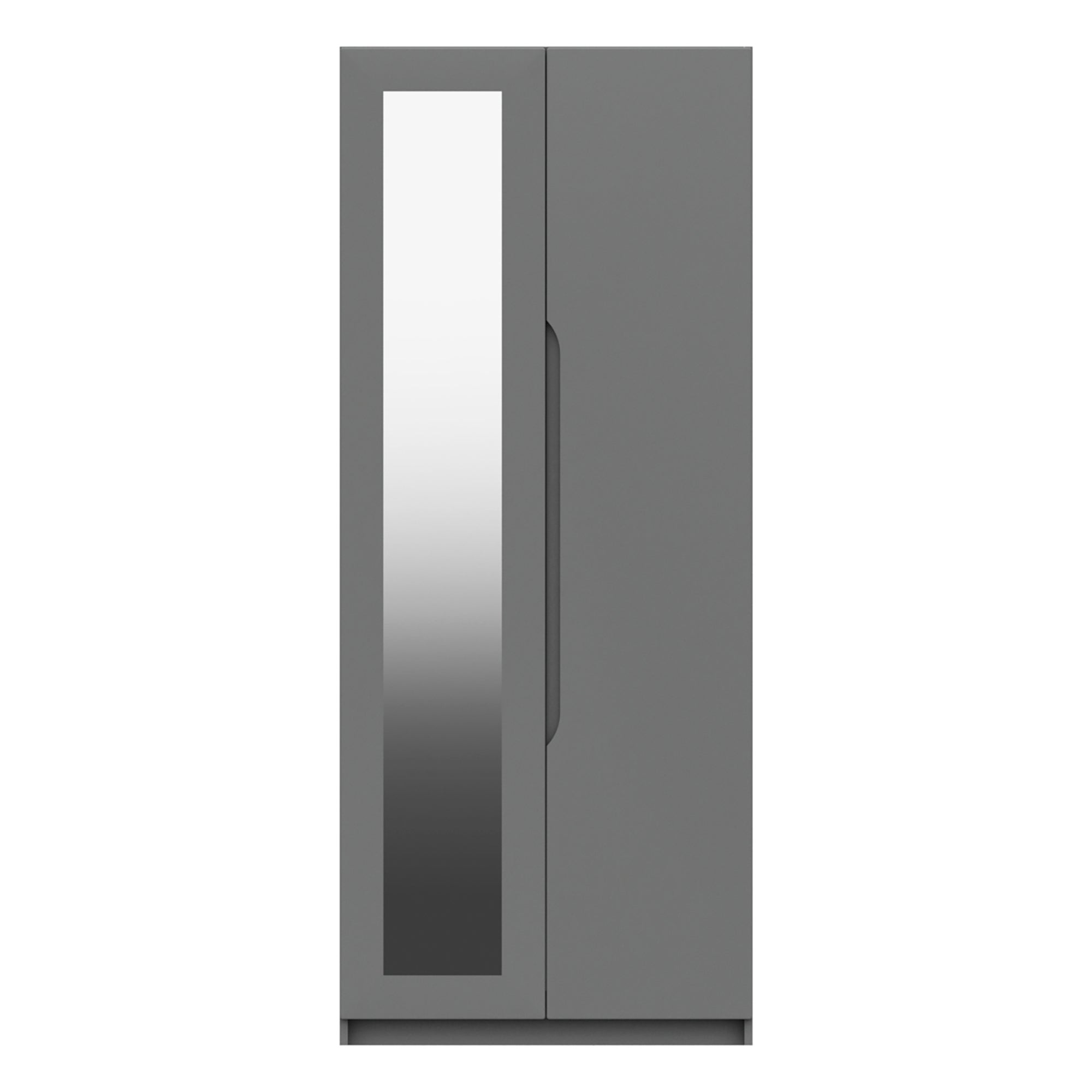 Legato Double Wardrobe Grey