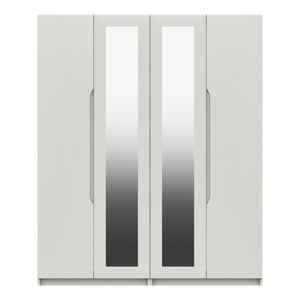 Legato 4 Door Wardrobe- Mirrored