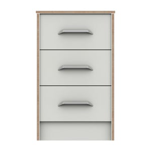 Florine 3 Drawer Bedside Table