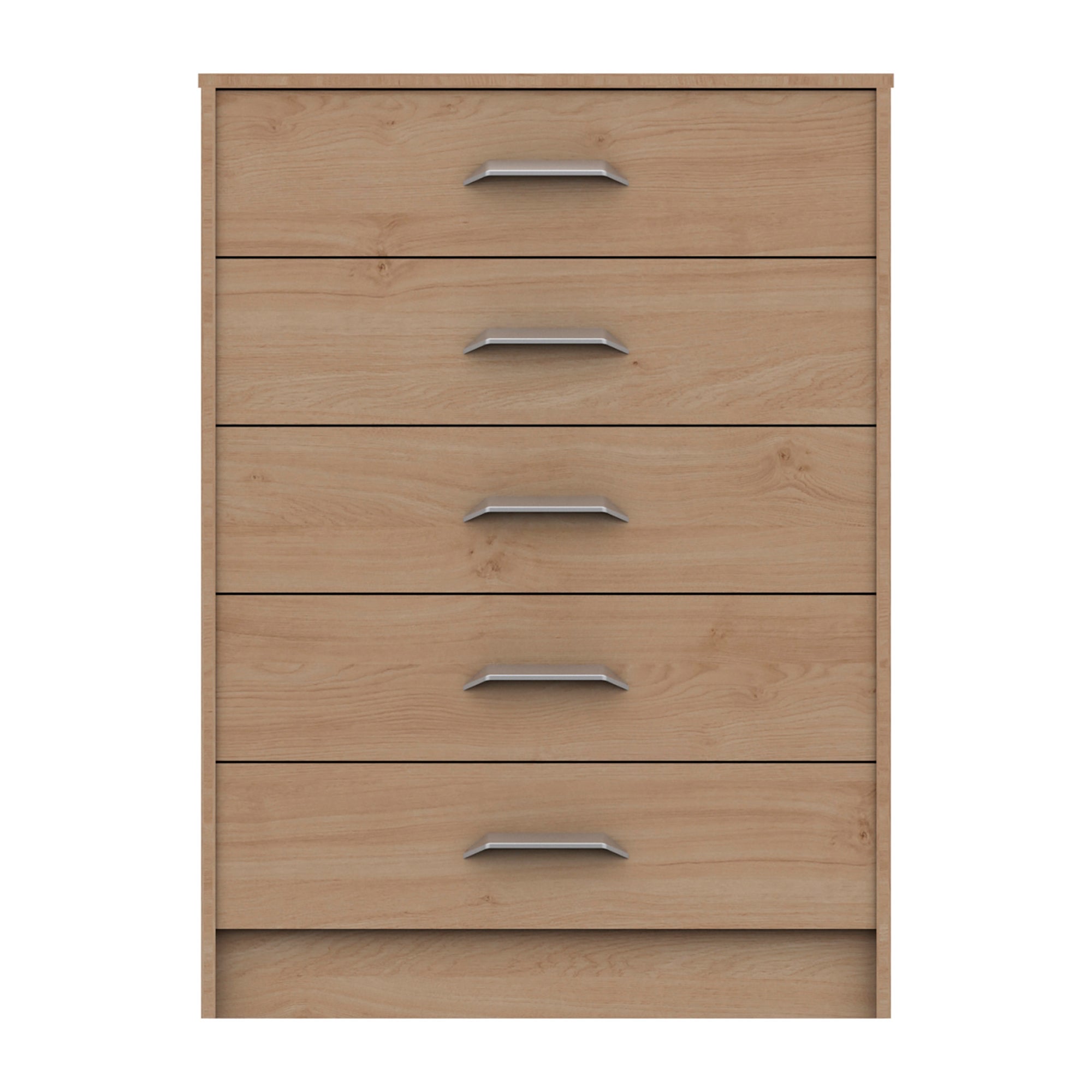 Florine 5 Drawer Chest Brown