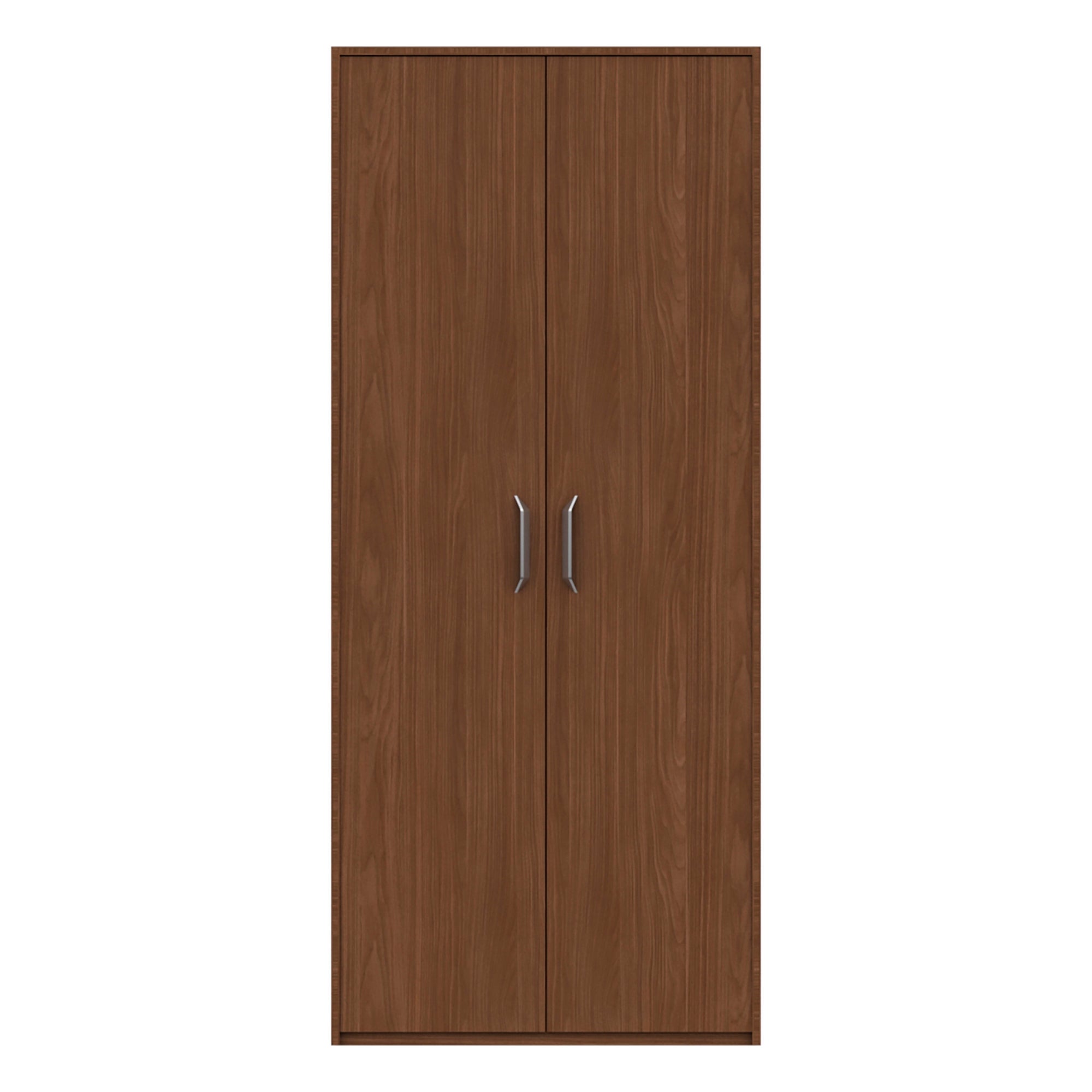 Florine Double Wardrobe Walnut Brown