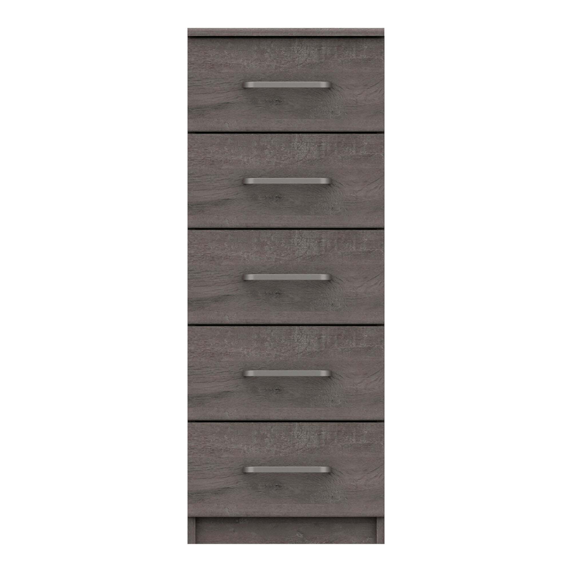 Parker Grey 5 Tall Chest of Drawers Grey