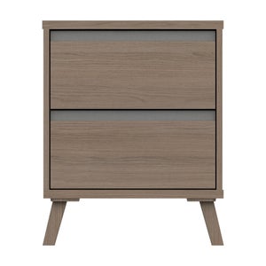 Jenson 2 Drawer Bedside Table