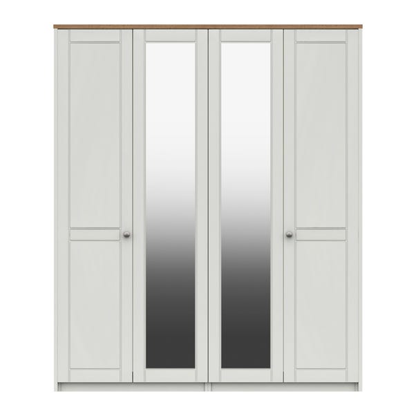 Darwin 4 Door Wardrobe, Mirrored image 1 of 1