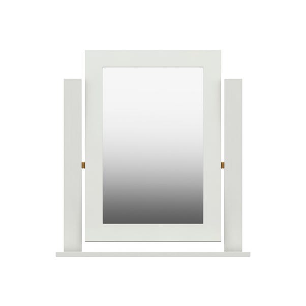 Darwin White Dressing Table Mirror Dunelm, Free Standing Dressing Table Mirror Dunelm