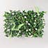 Artificial Lily and Mixed Foliage Wall Panel  Green