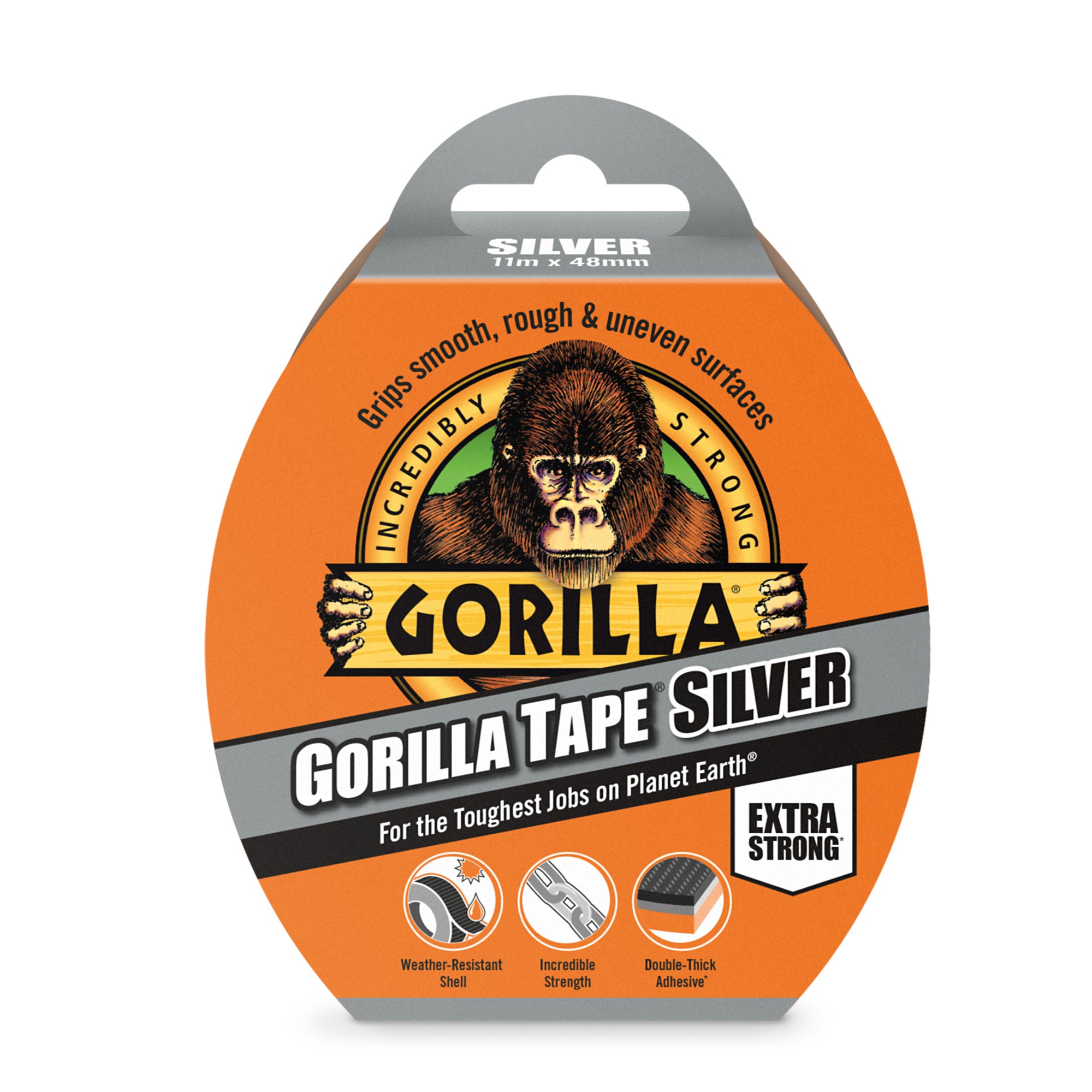 Gorilla 11m Silver Tape