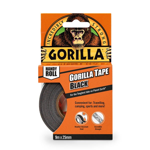 Gorilla Handy 9m Roll Black