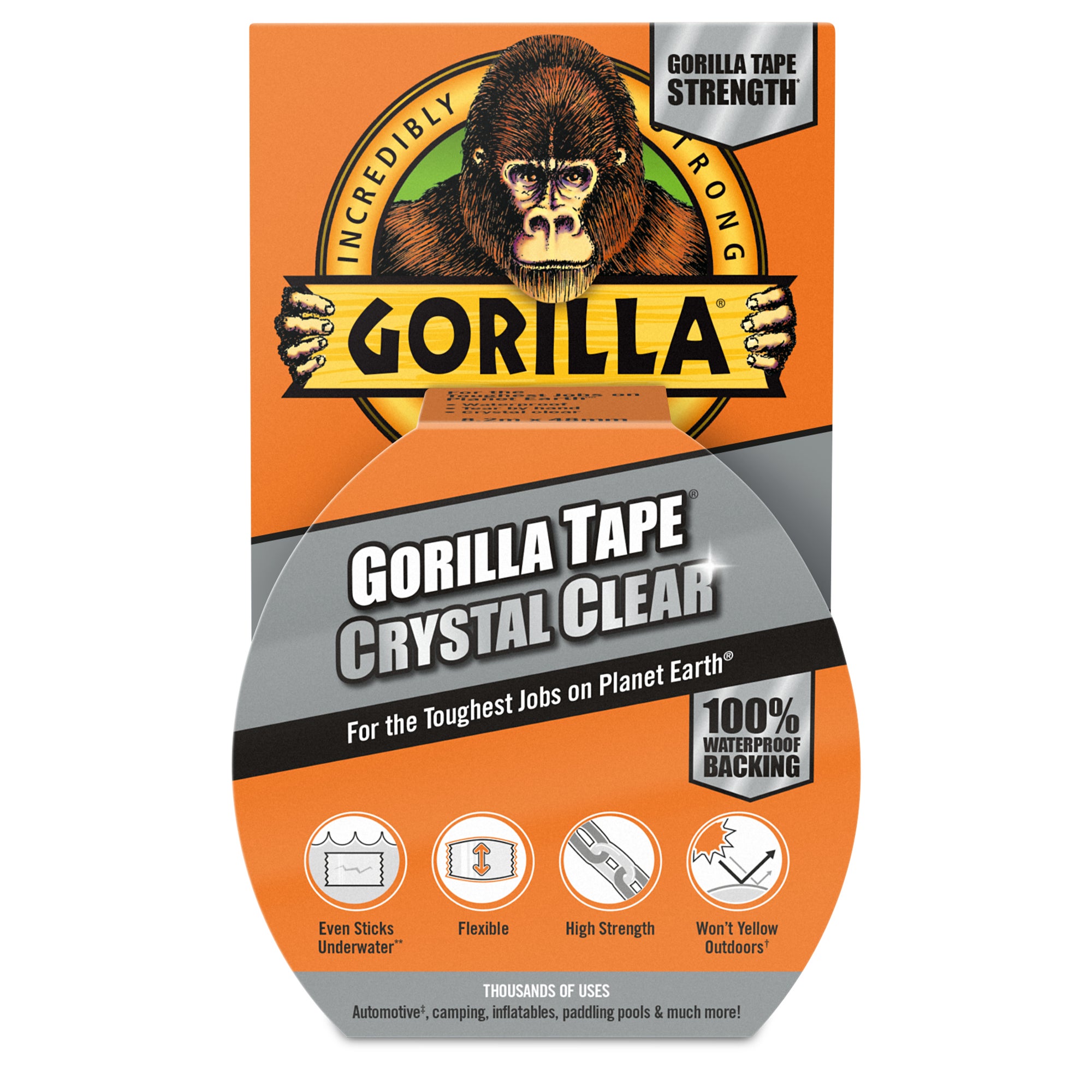 Gorilla 8m Clear Repair Tape