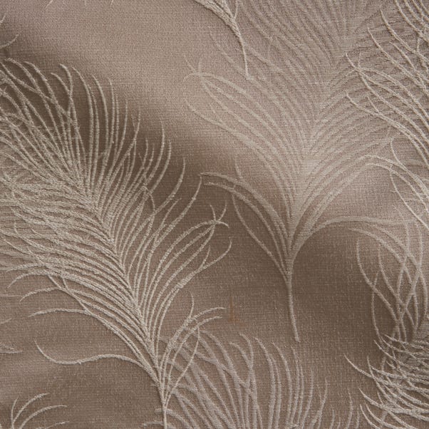 Feathers Made to Measure Fabric Sample Feathers Coffee
