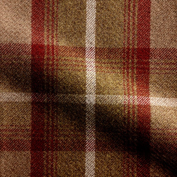 Highland Check Made to Measure Fabric Sample Highland Check Rust