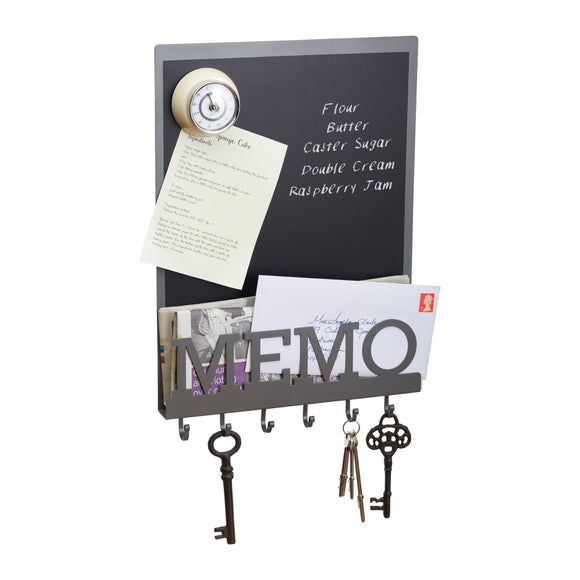 Memo Blackboard and Key Holder Dunelm