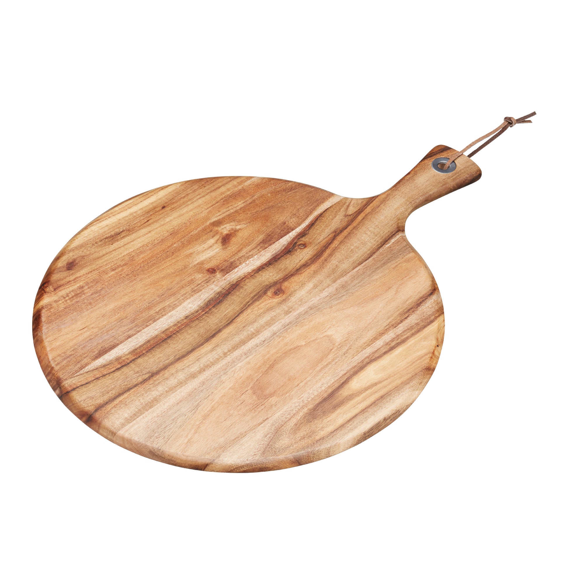 Image of KitchenCraft Natural Elements Acacia Round Paddle Brown
