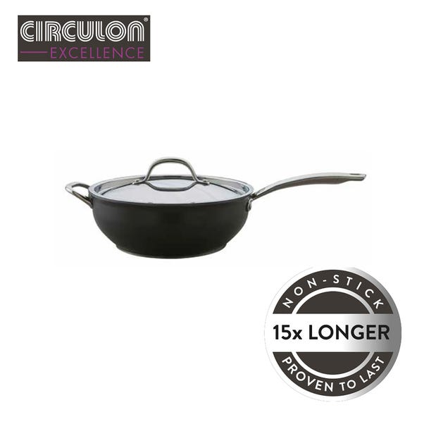 Circulon Excellence Hard Anodised Non-Stick Induction 28cm Chef Pan image 1 of 6