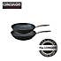 Circulon Excellence Hard Anodised Non-Stick Induction 2 Piece Frying Pan Set Black