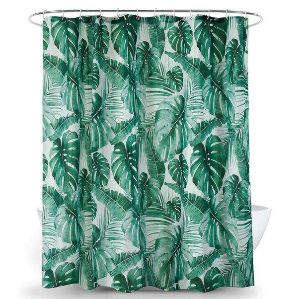 Tropical Leaf Green Shower Curtain Dunelm, What Is The Best Weighted Shower Curtain