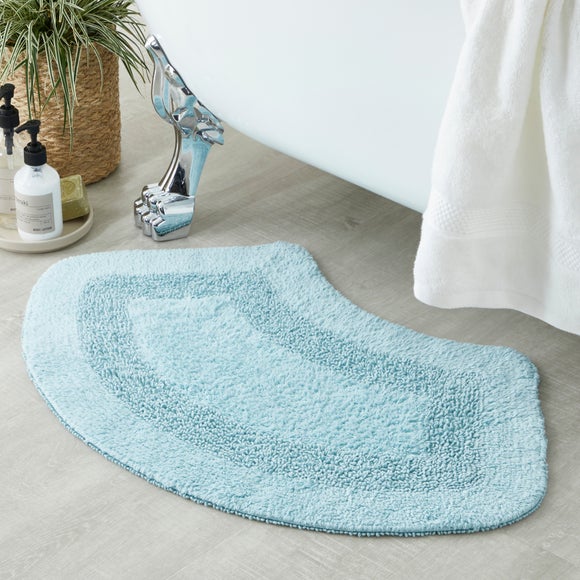 Shower mat deals curved