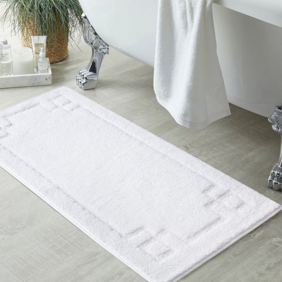 fringe bath runner