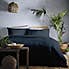 Appletree Cassia Navy 100% Cotton Duvet Cover and Pillowcase Set Navy undefined