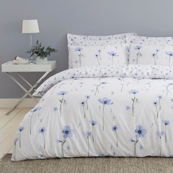 dunelm blue and white bedding