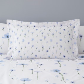 Maddie Blue Floral Oxford Pillowcase