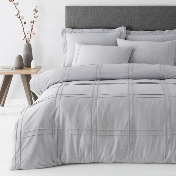 grey marl duvet cover