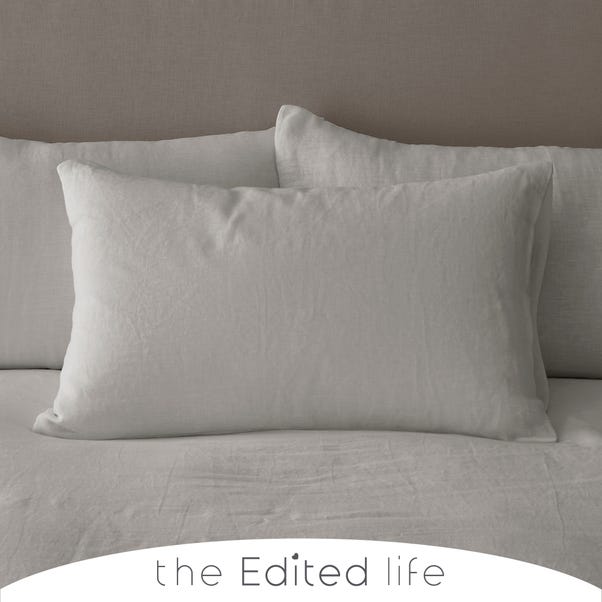 Rowan Linen Standard Pillowcase Natural (Brown)