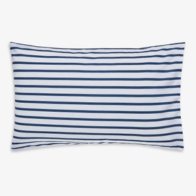 Joules Cambridge Striped 100% Cotton Standard Pillowcase Pair