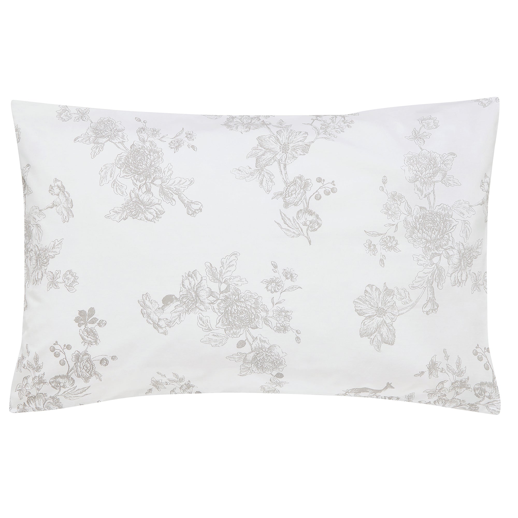 Joules Woodland Floral 100% Cotton Oxford Pillowcase | Dunelm