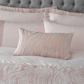 Keeley Pink Jacquard Boudoir Cushion