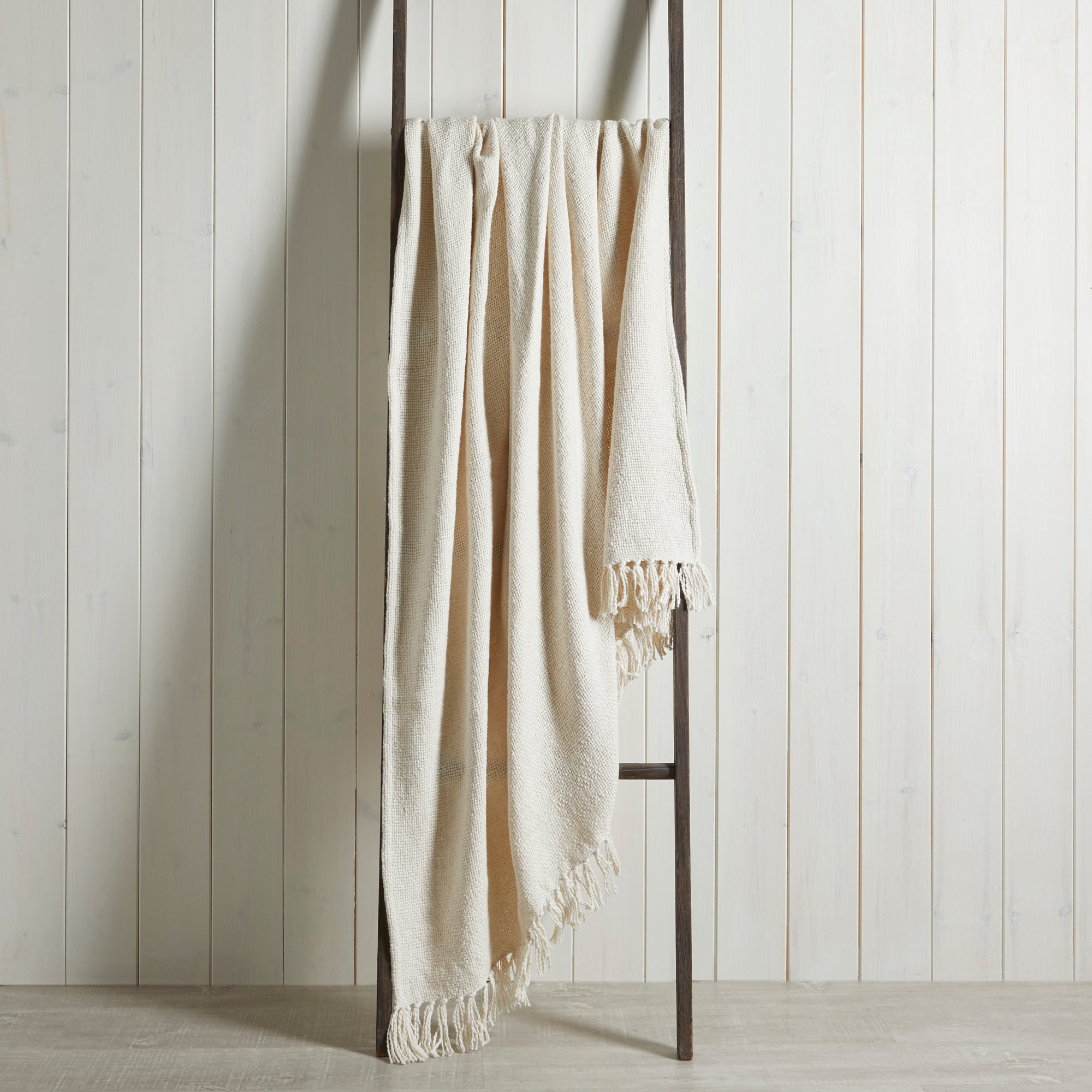 Image of Aris Cotton Weave 130cm x 180cm Throw Brown