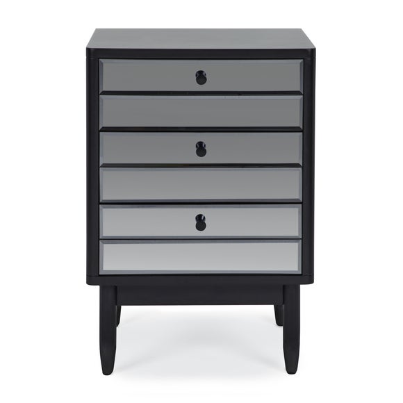 Dunelm black deals bedside table