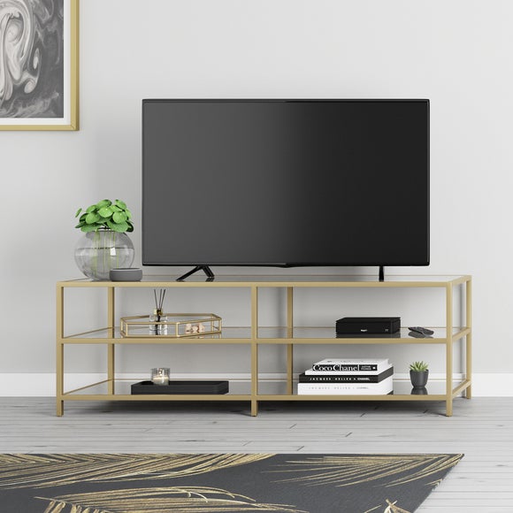 gold tv table