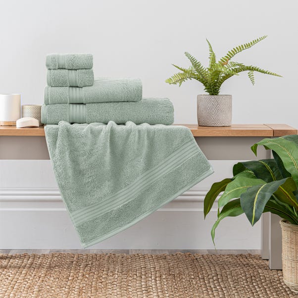Mint Egyptian Cotton Towel image 1 of 9