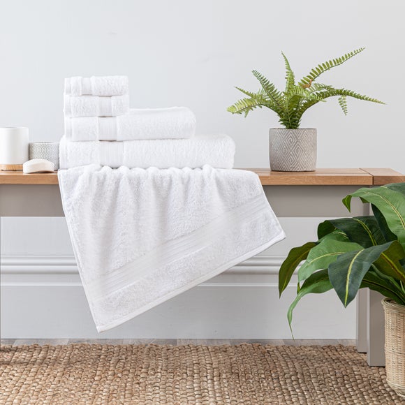 Towel discount set white