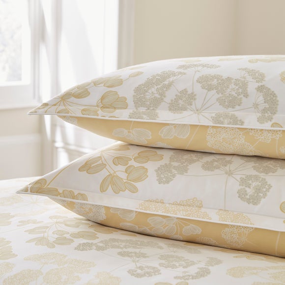 Dorma Pillowcases Pair Various Options 100% Cotton Sateen 300 Thread Count 