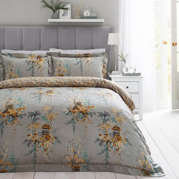 Dorma Camelia 100 Cotton Duvet Cover And Pillowcase Set