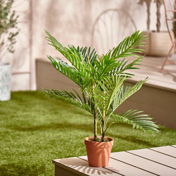 Artificial Fern in Terracotta Plant Pot 