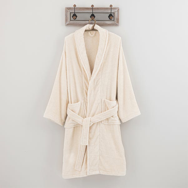 Egyptian Cotton Natural Bath Robe  undefined