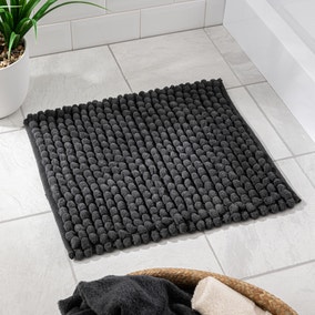 Pebble Charcoal Shower Mat