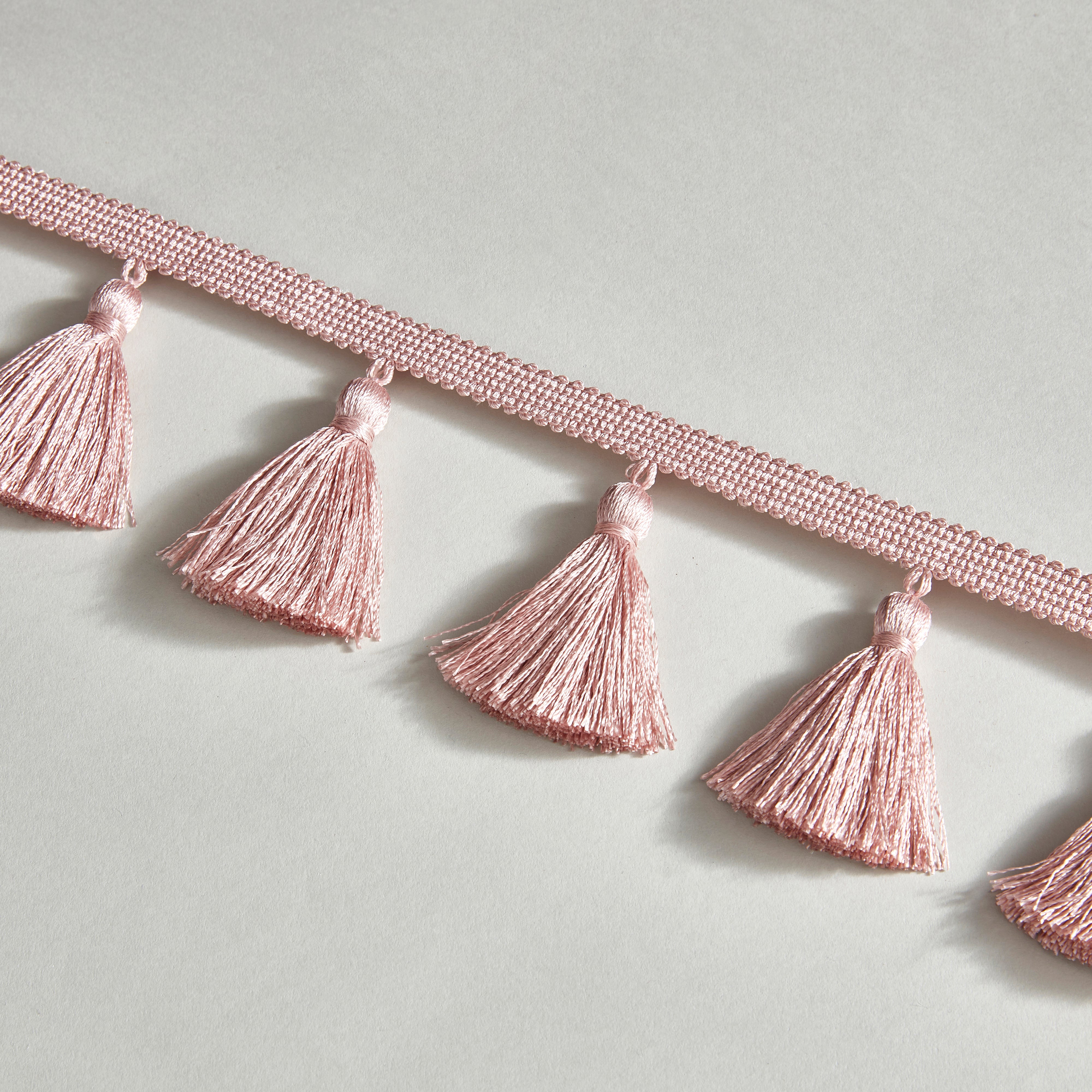 Click to view product details and reviews for Tassel Fringe 5m Length Blush.