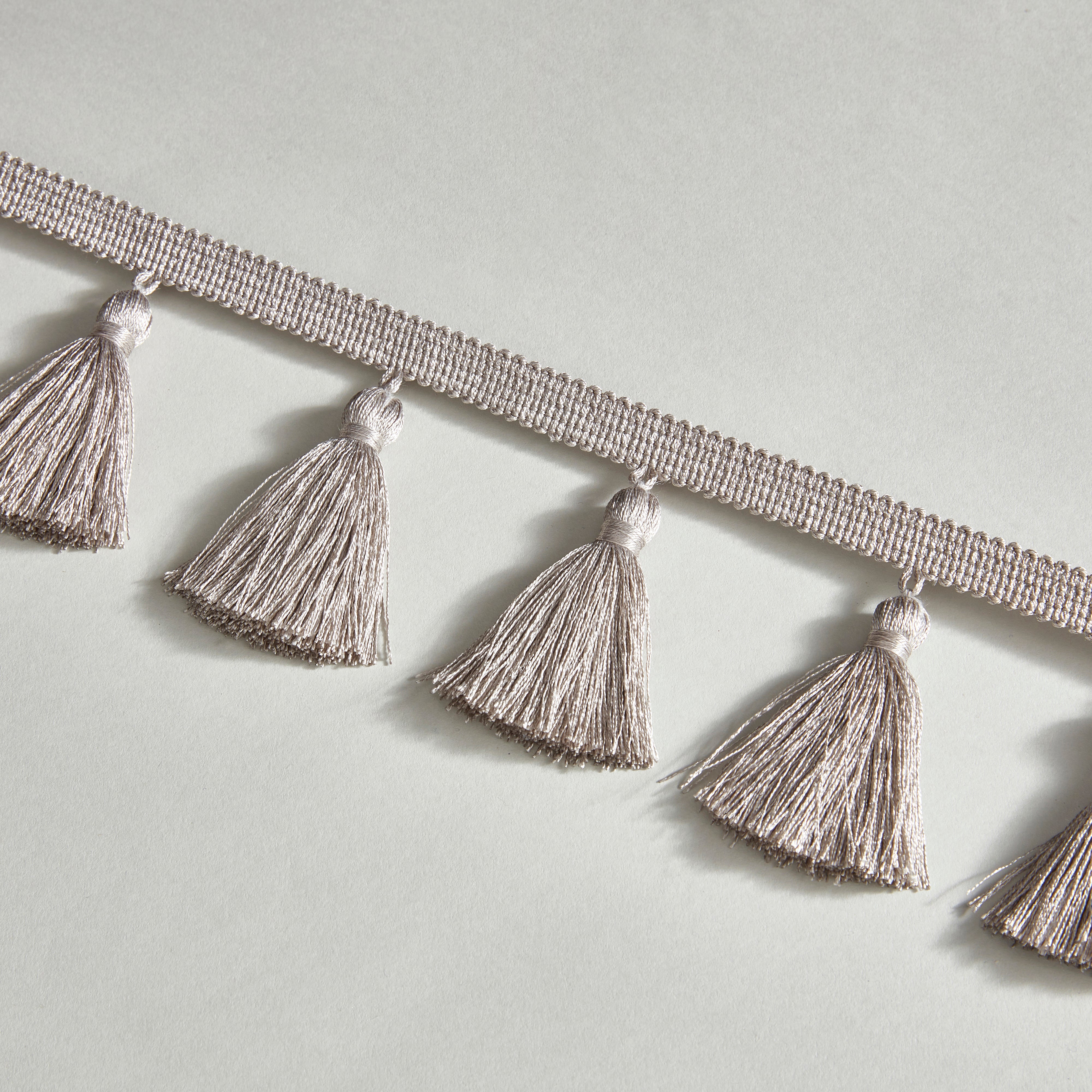 Click to view product details and reviews for Tassel Fringe 5m Length Grey.