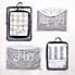 5 Piece Grey Cube Packing Set Clear
