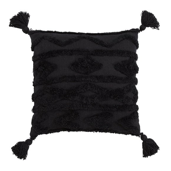 Dunelm black outlet cushions