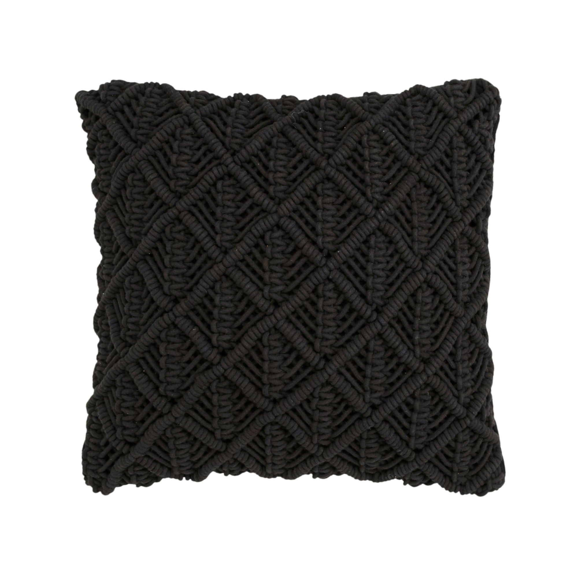 macrame cushion