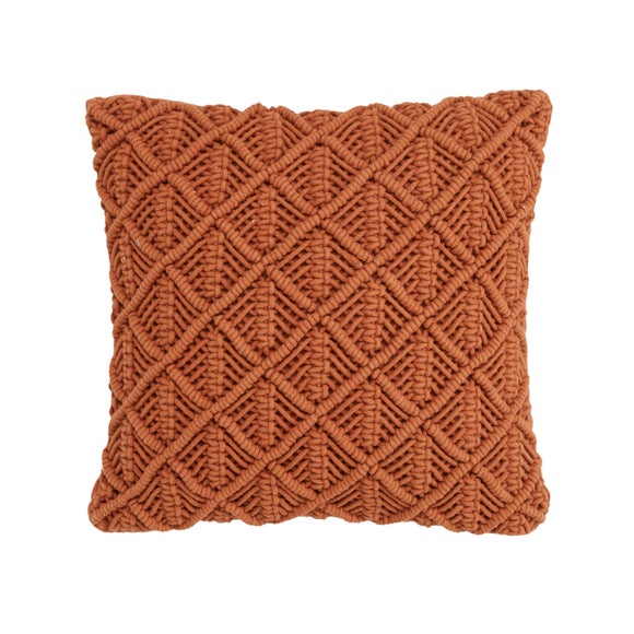 macrame cushion