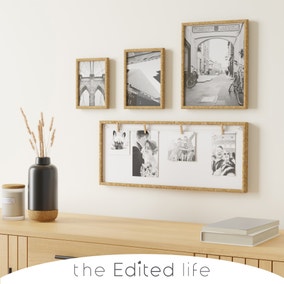 Cork Multi Aperture Frame with Pegs