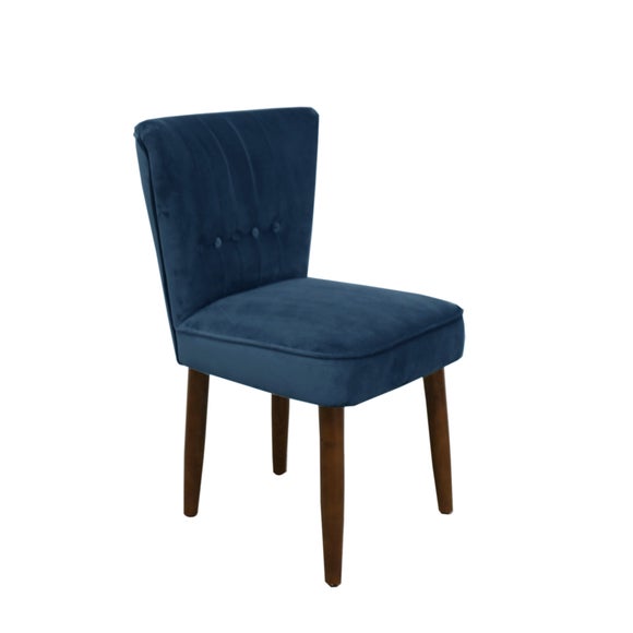 Dunelm teal velvet online chair